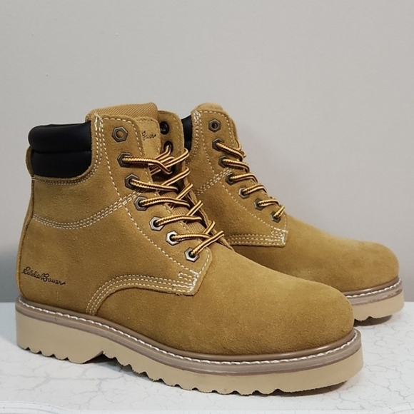 🔥ABSOLUTE FINAL💲⬇️Eddie Bauer Men's Highland Point Suede Boots, Size 9 ~ NWOT - Picture 2 of 11